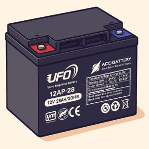 UFO UPS Battery 12V 28Ah