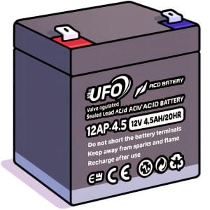 UFO UPS Battery 12V 4.5Ah