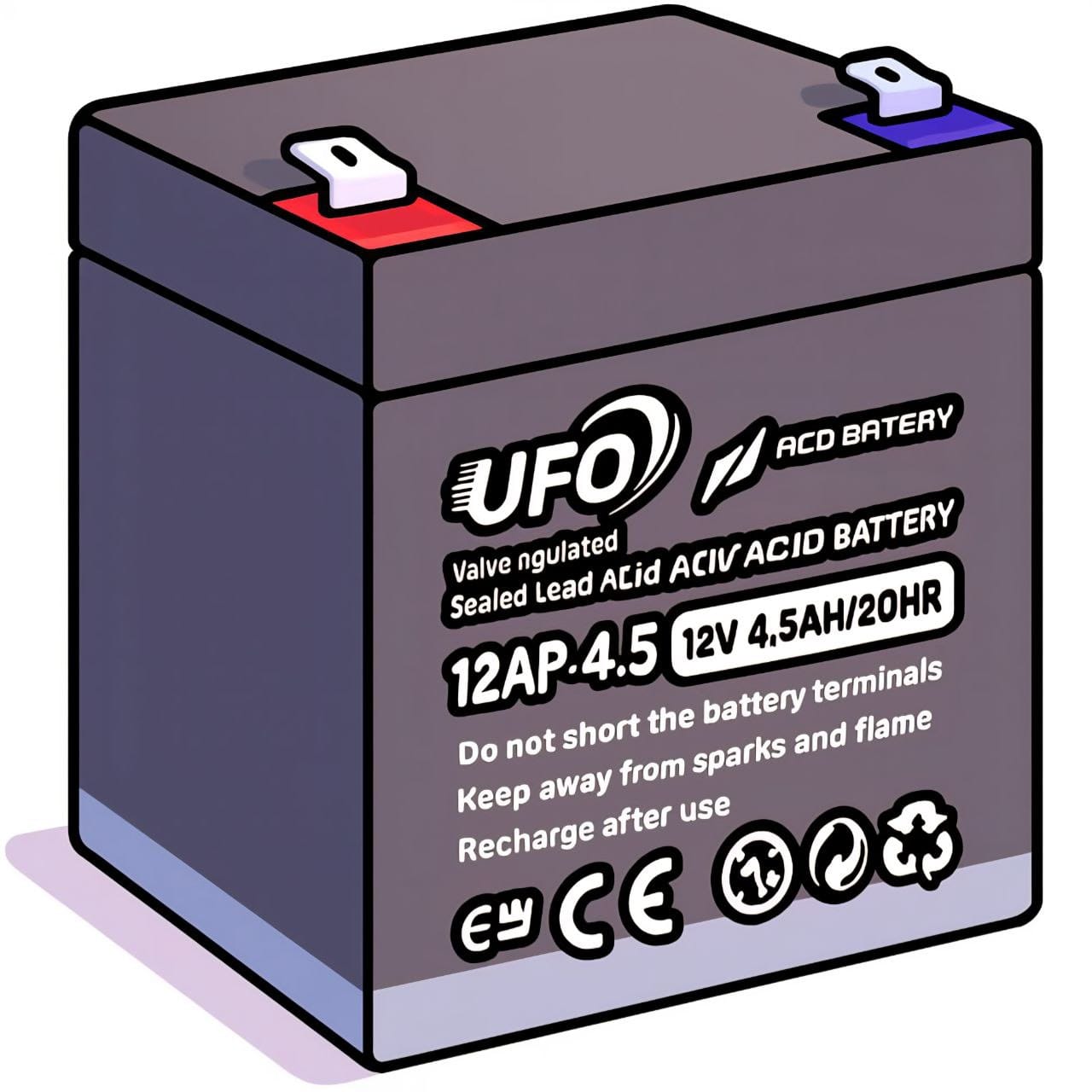 UFO UPS Battery 12V 4.5Ah