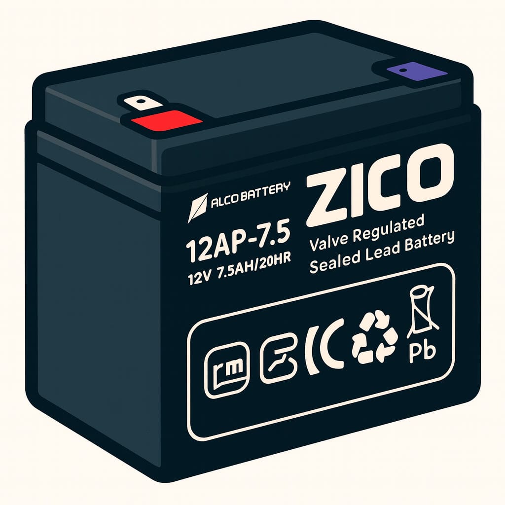Zico UPS Battery 12V 7.5Ah