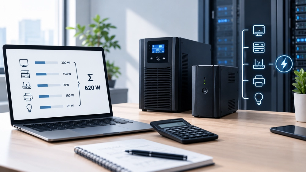 محاسبه توان مورد نیاز UPS